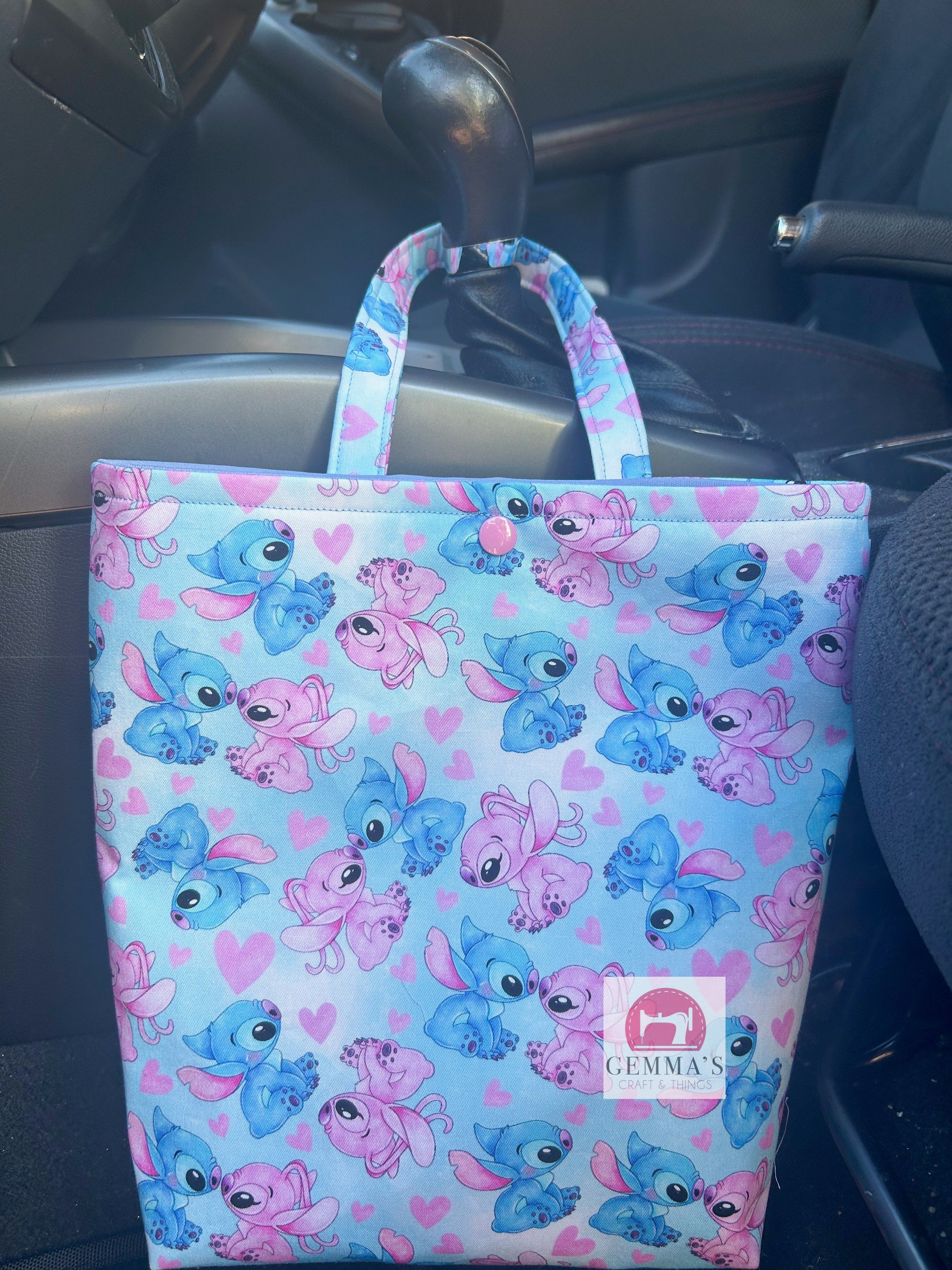 In Love Blue Alien Car Bin Bag