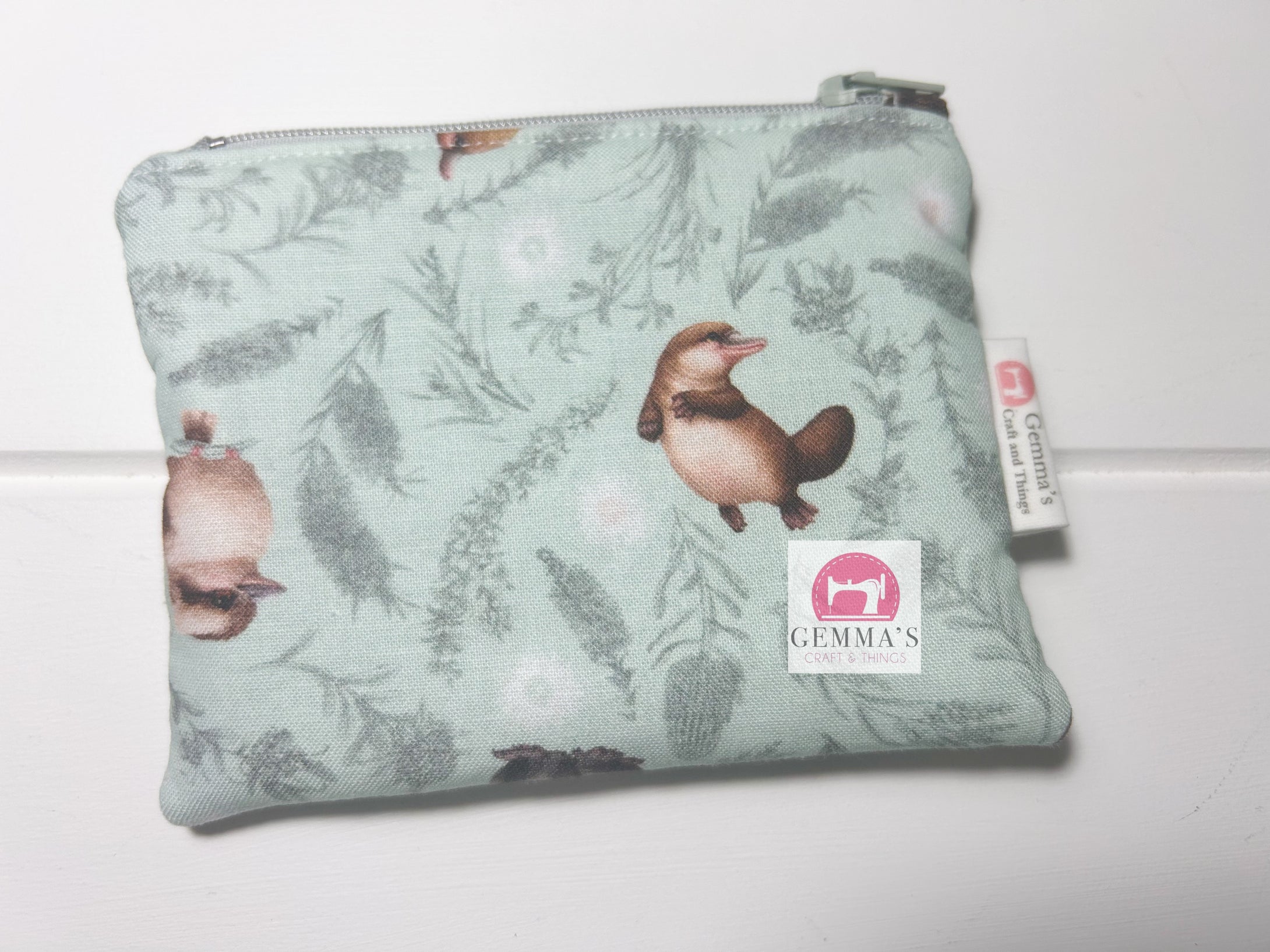 Aqua Aussie Animal Coin Purse