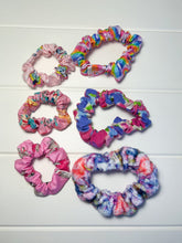 Load image into Gallery viewer, Black Leopard Print Mini Scrunchies
