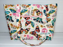 Load image into Gallery viewer, Pink Rainbow Butterfly Tote Bag

