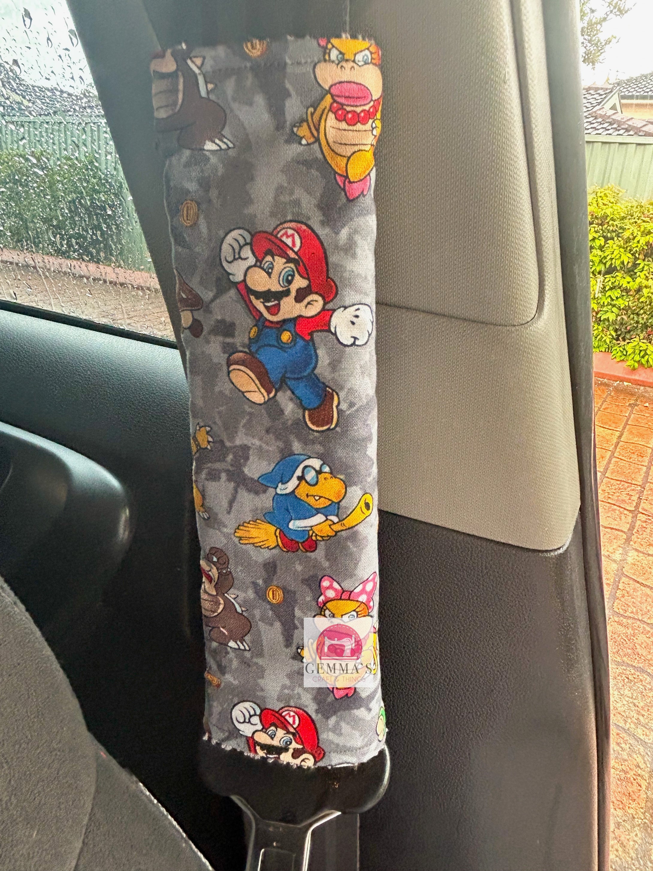 Grey Dragon Seatbelt Cover