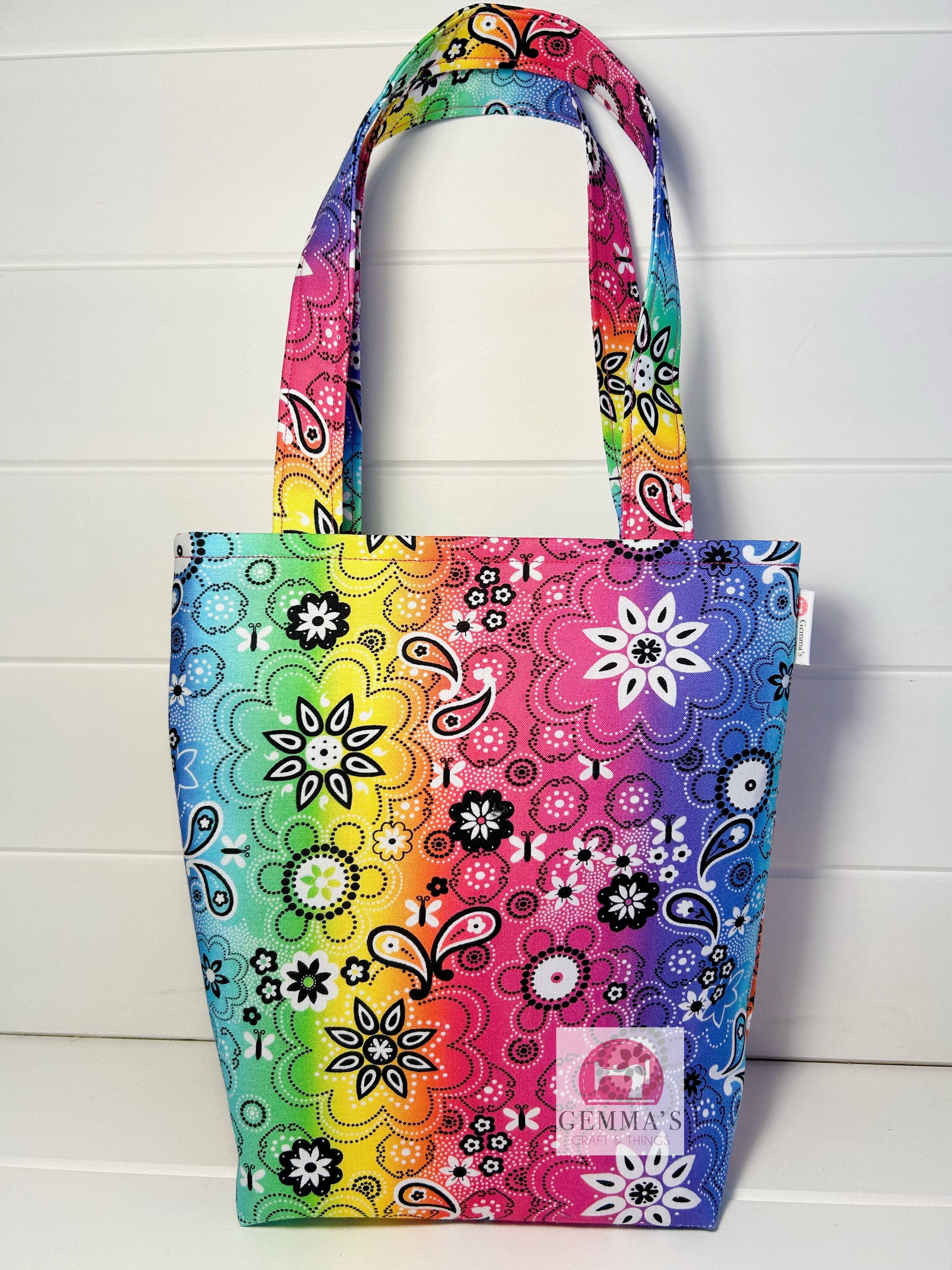 Rainbow Aboriginal Small Bag