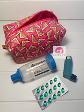 Load image into Gallery viewer, Pink Alien Family Quilted Pouch

