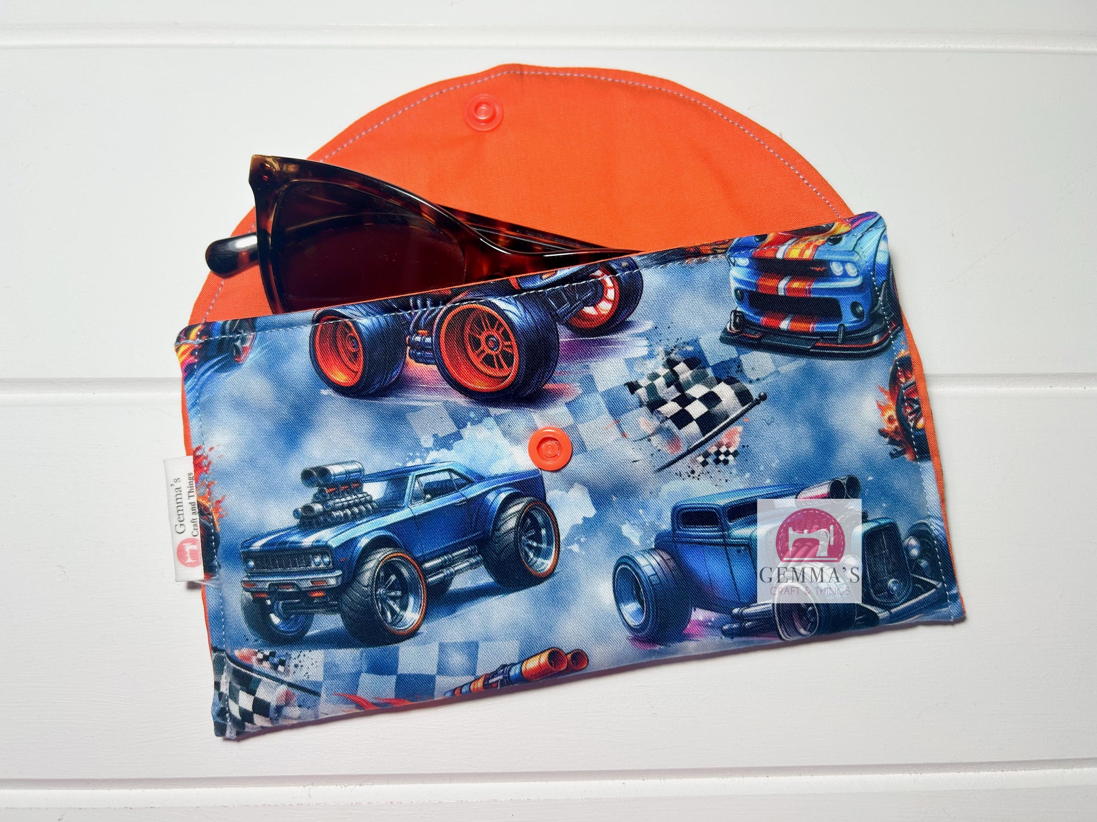 Race Car Glasses Case