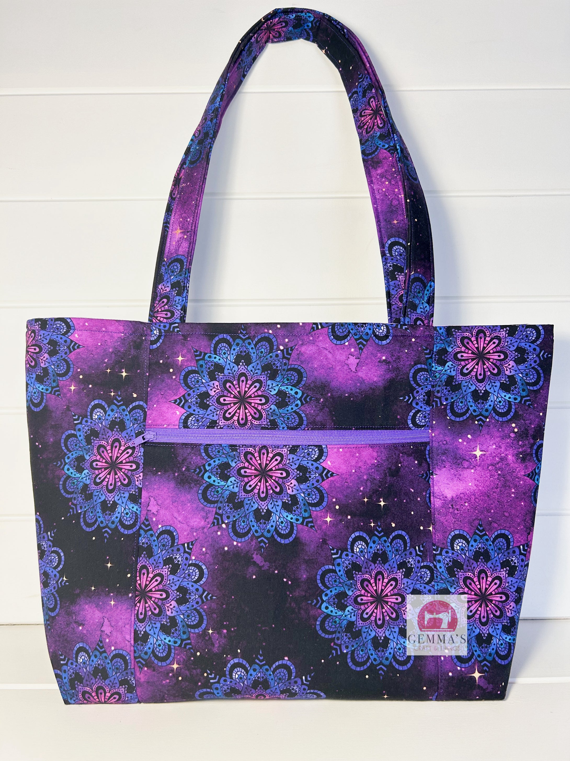 Dark Paisley Tote Bag