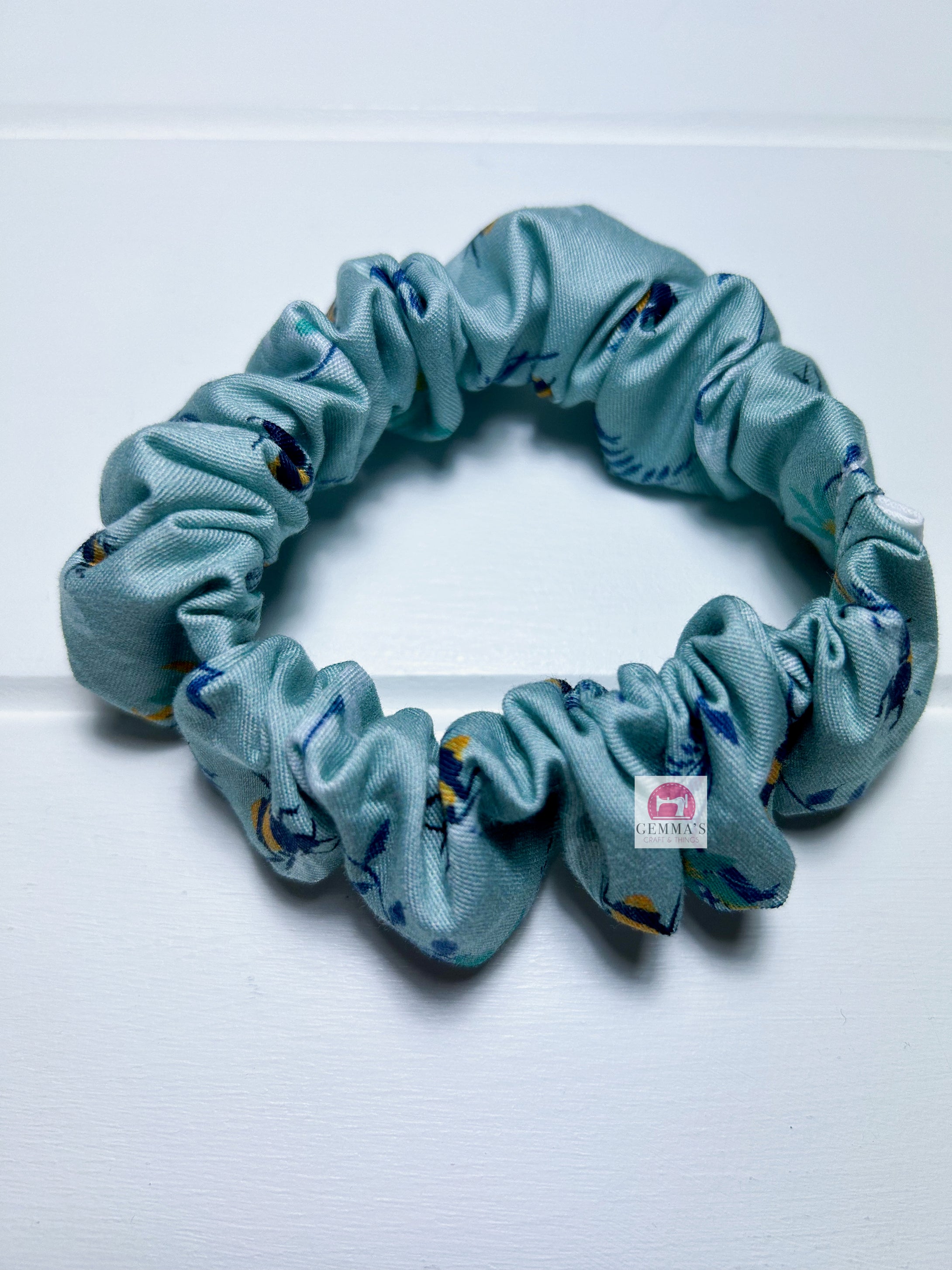 Aqua Bee Scrunchie