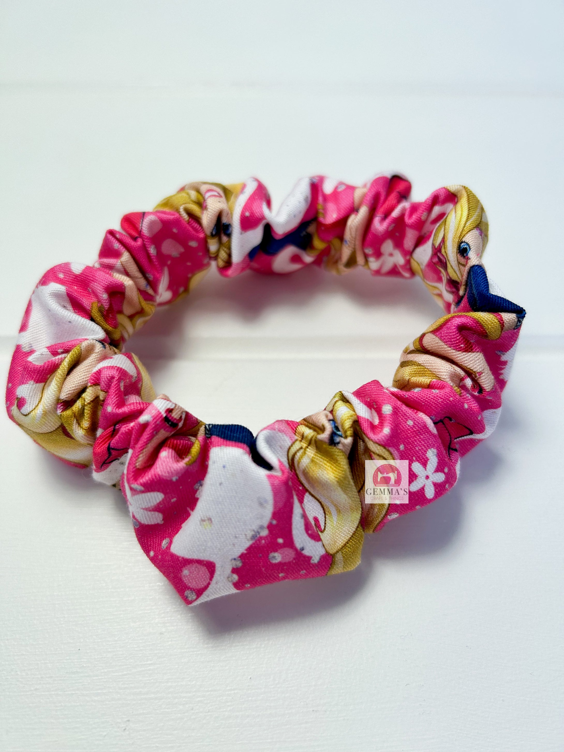 Pink Girl Scrunchie