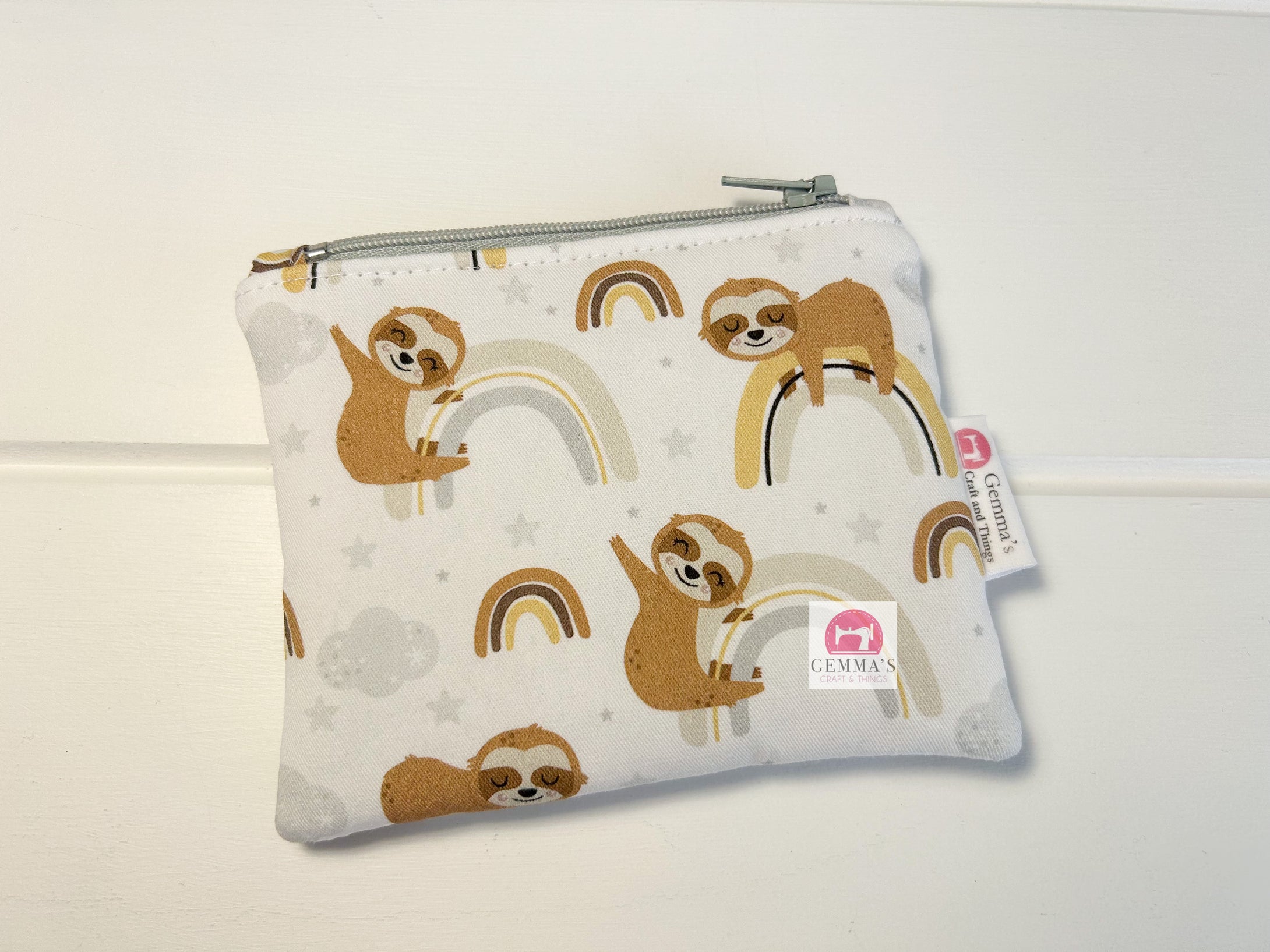 Rainbow Sloth Coin Purse