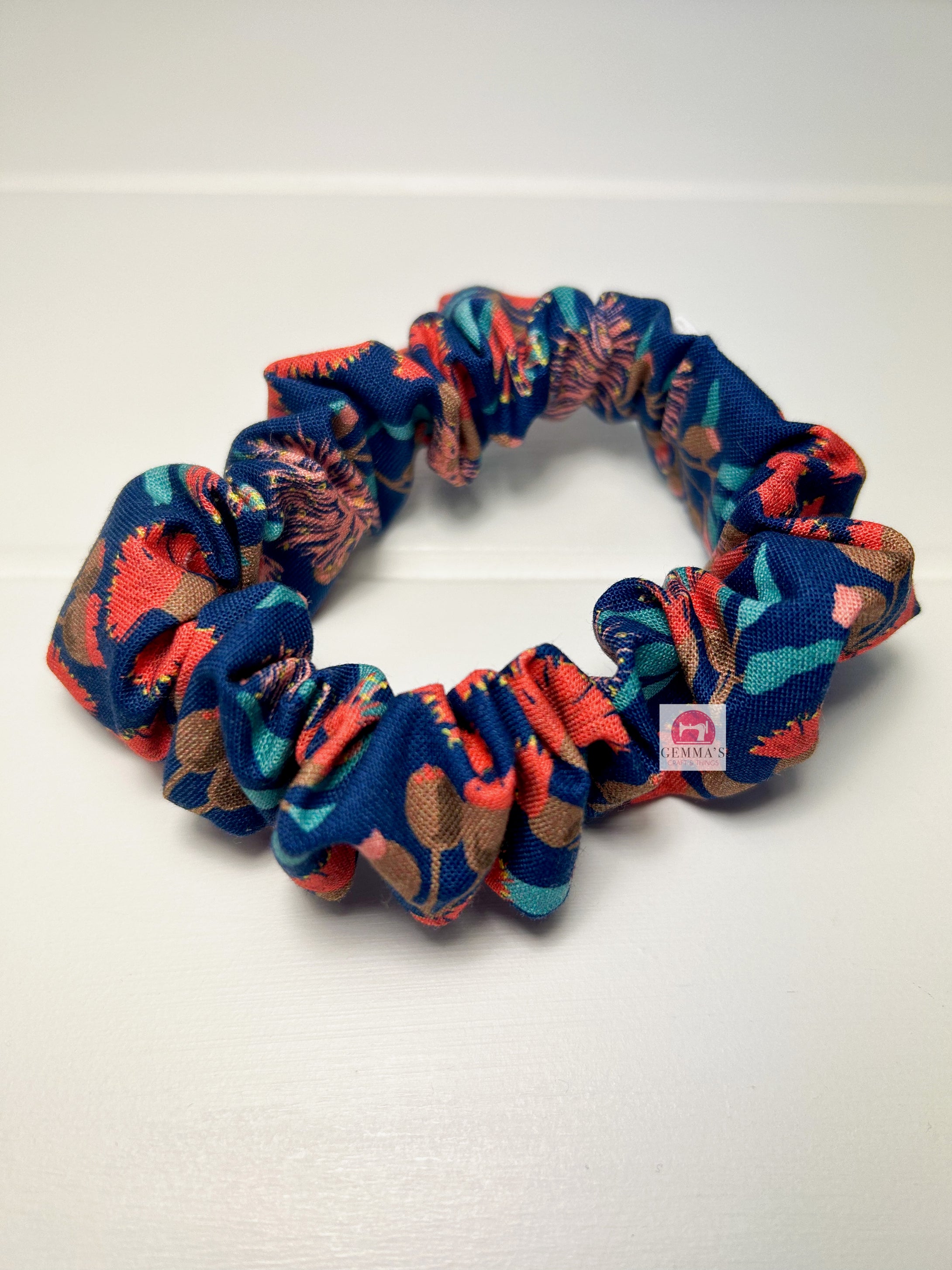 Red Flowering Gum Scrunchie