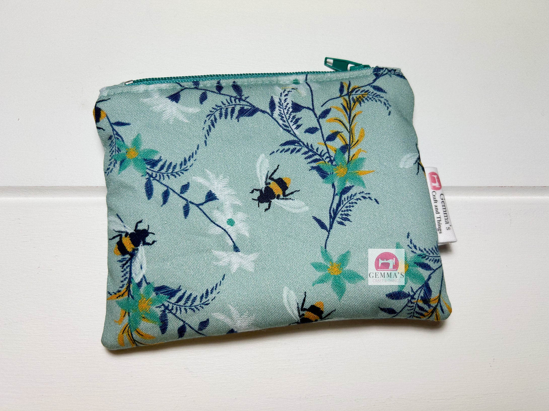 Aqua Bee Coin Purse