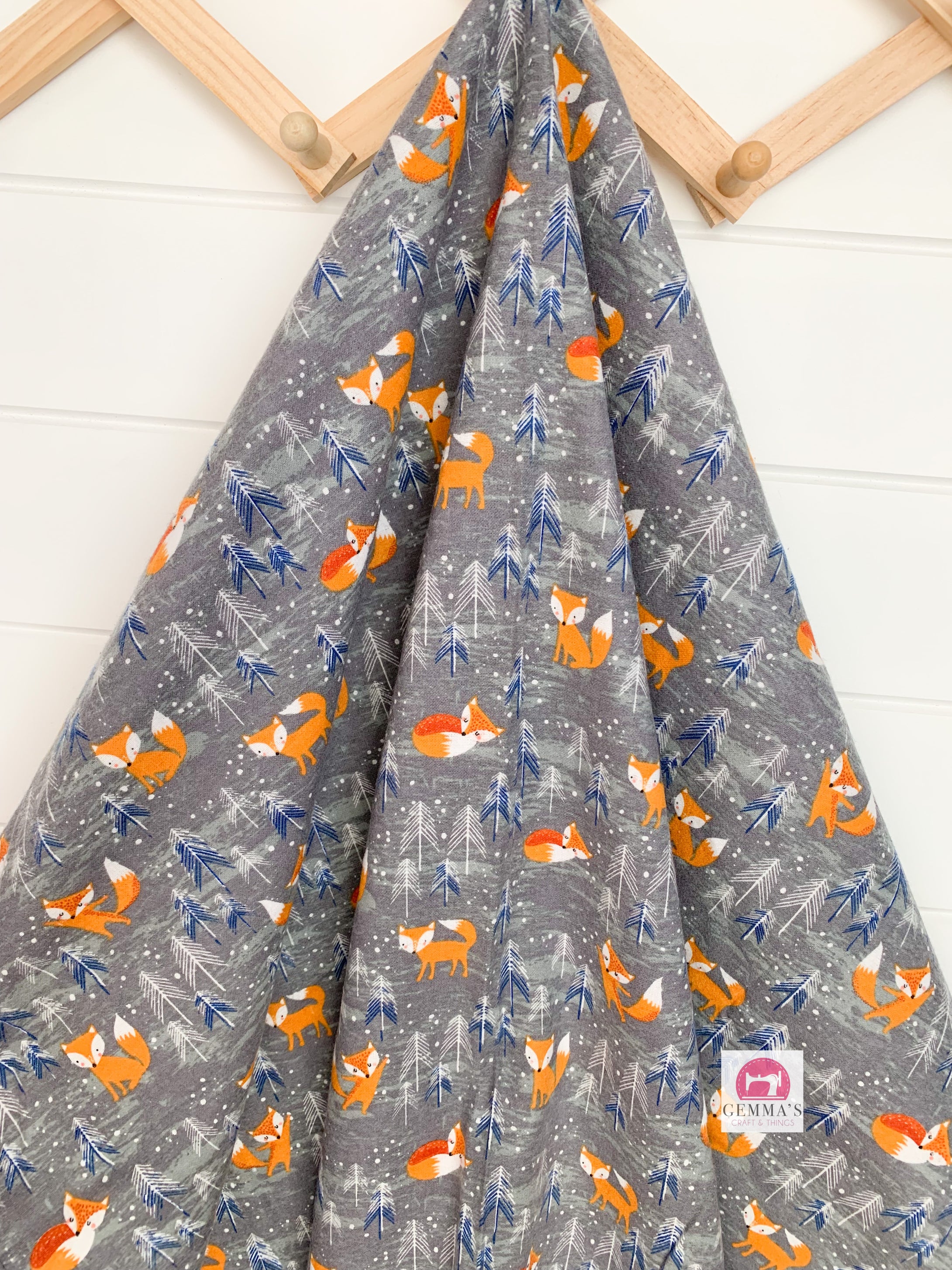 Fox Flannelette Blanket