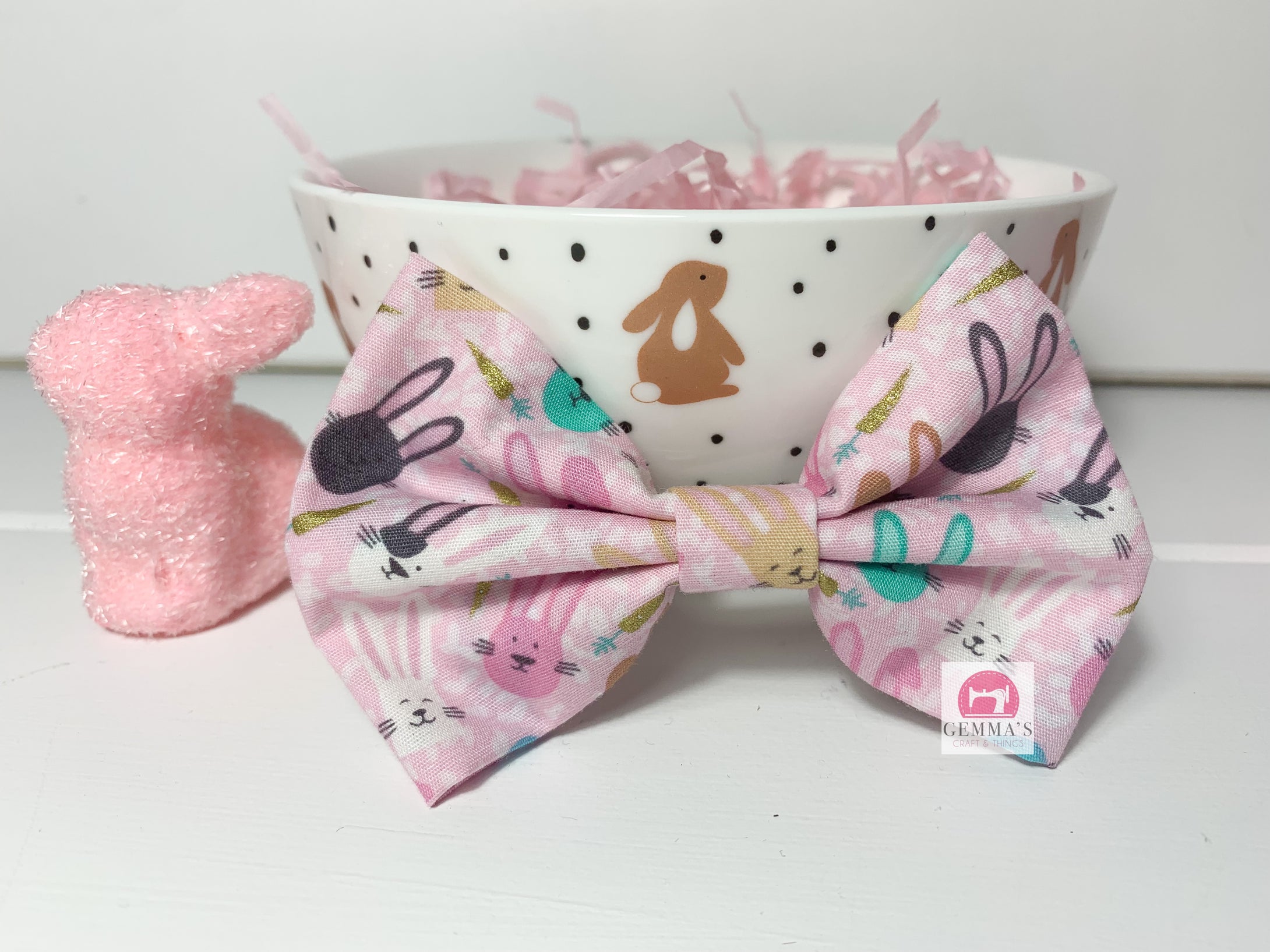 Pink Mix Medium Easter Bow