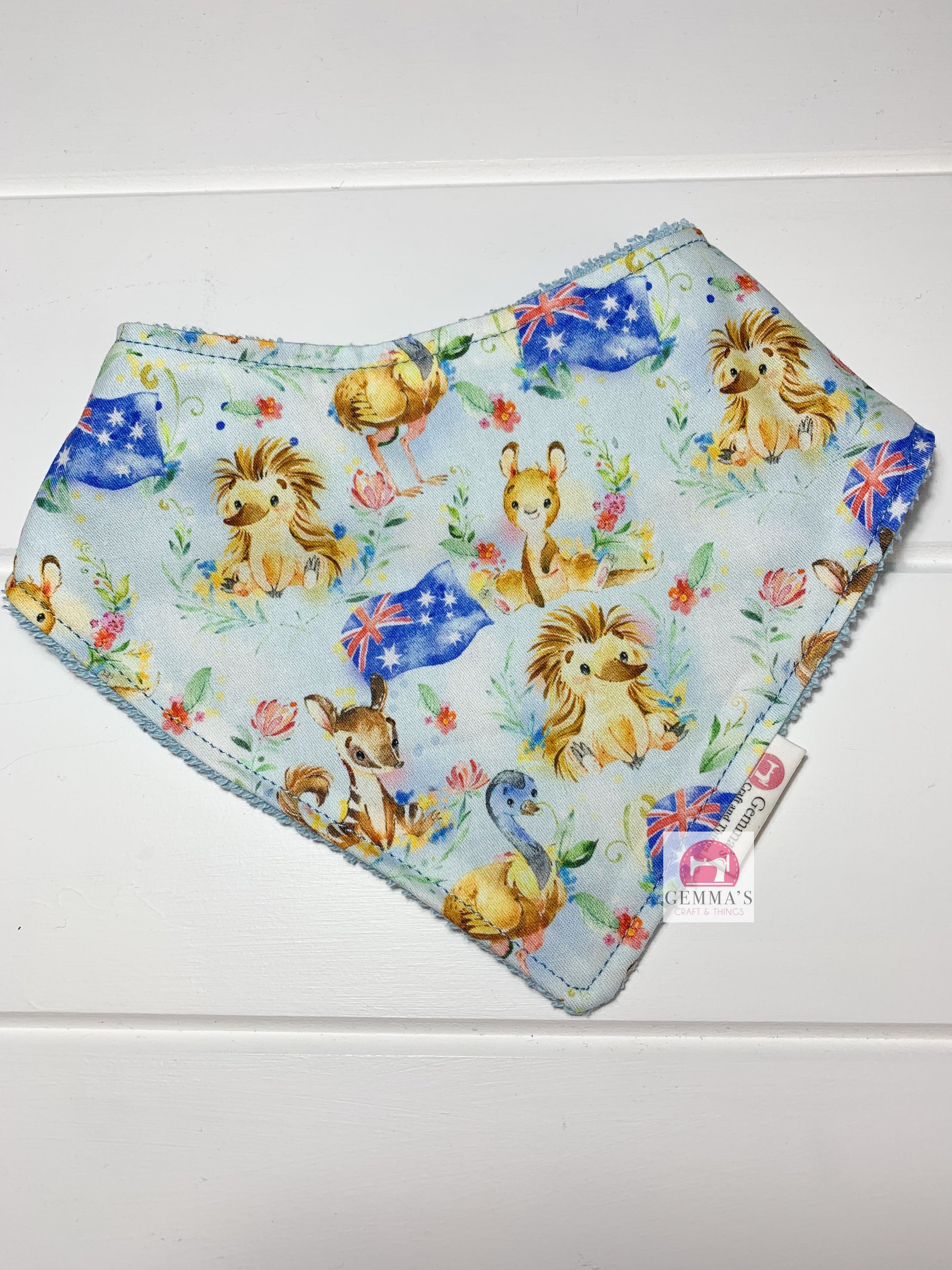 Aussie Animal Bandanna Bib