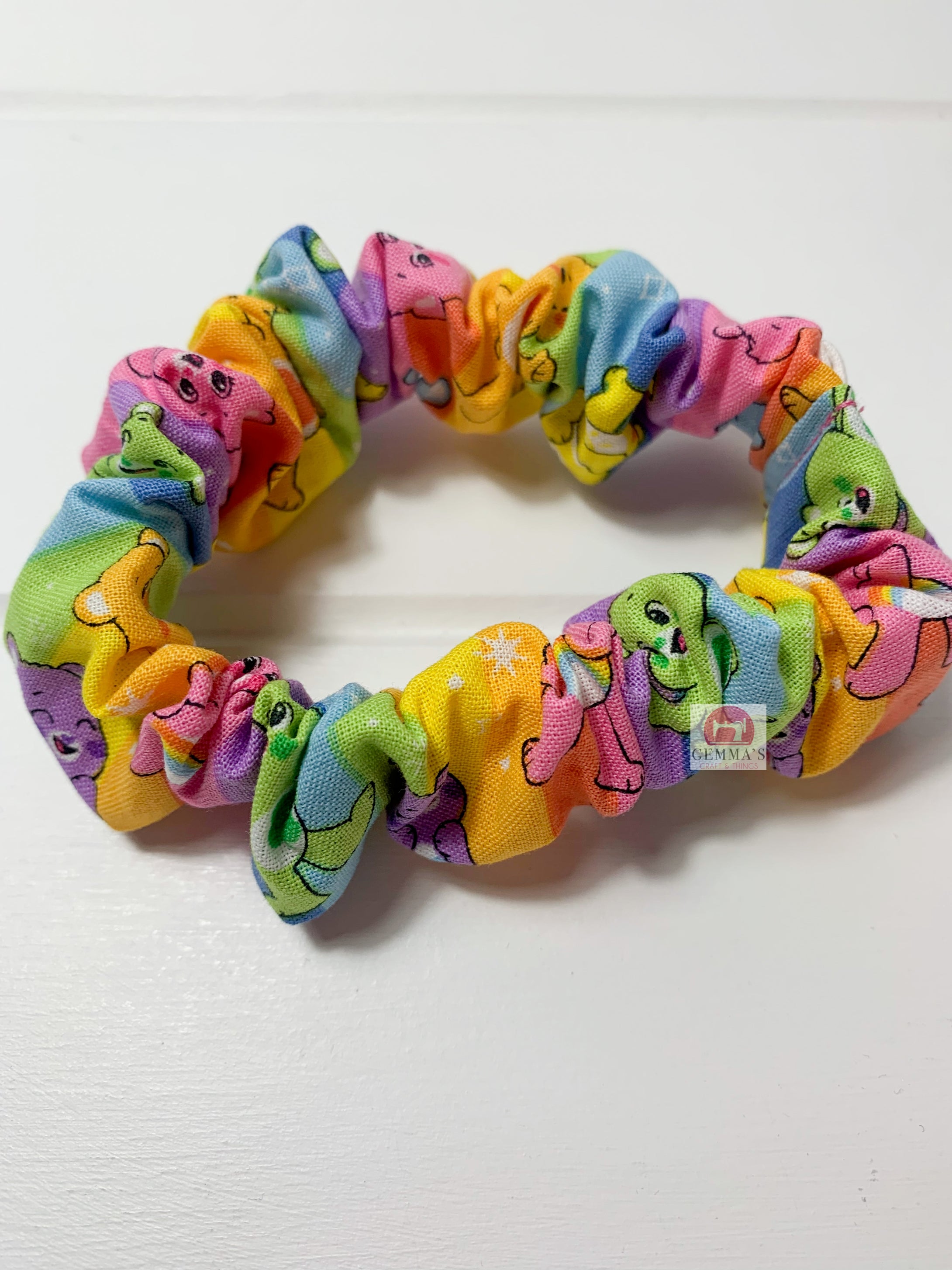 Rainbow Stripes Scrunchie