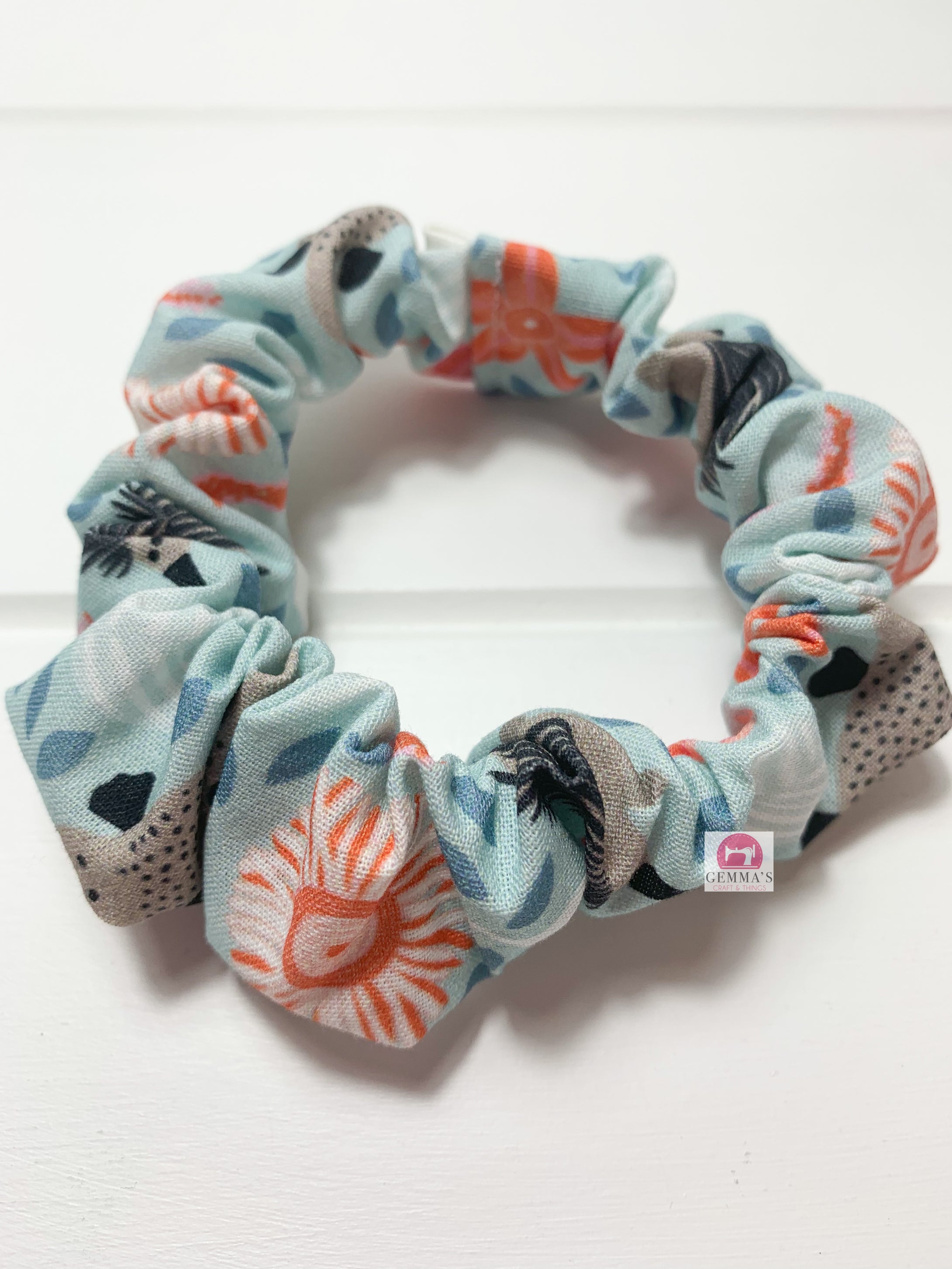 Blue Aussie Animal Scrunchie