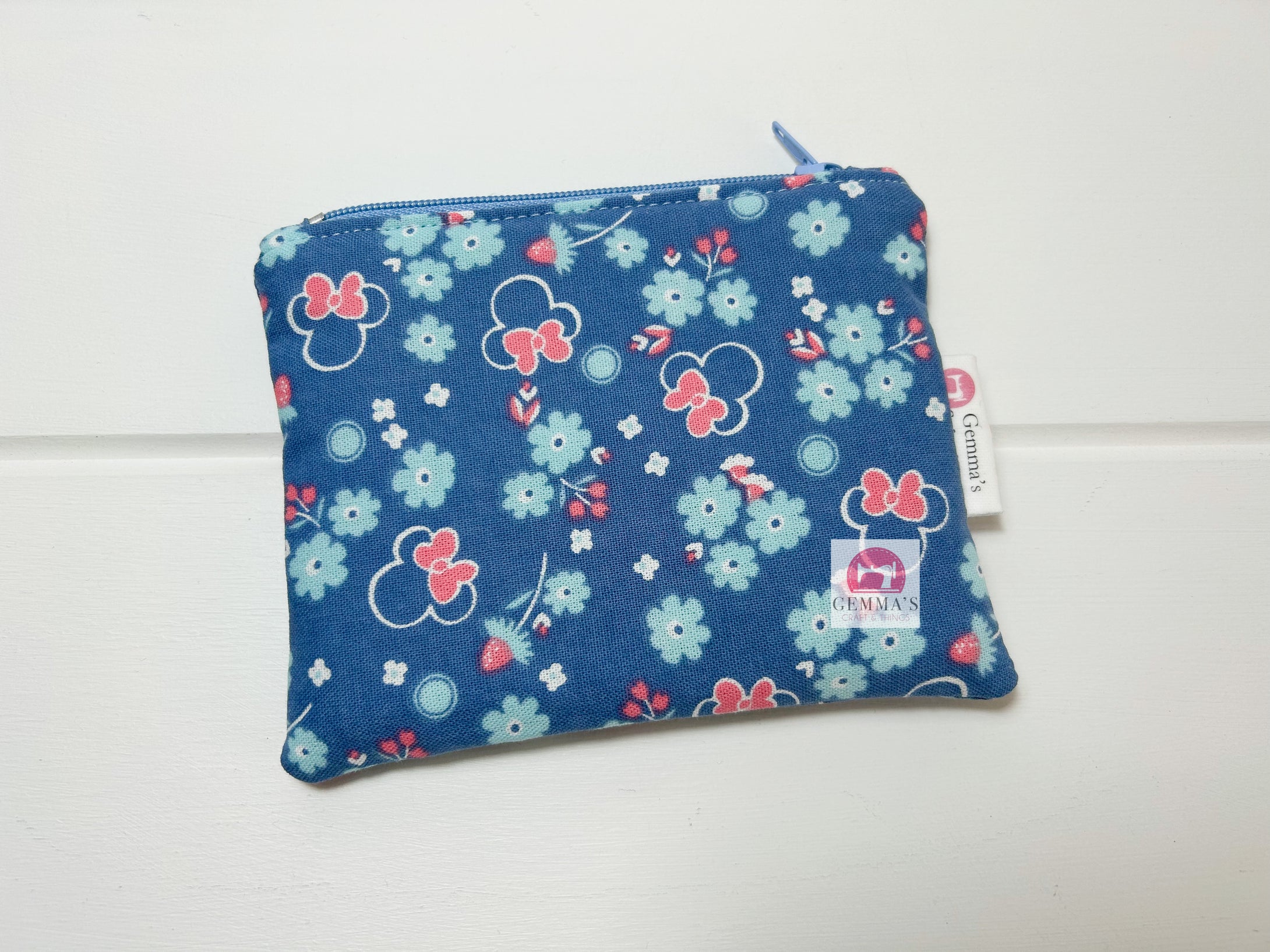 Navy Mouse Coin Purse