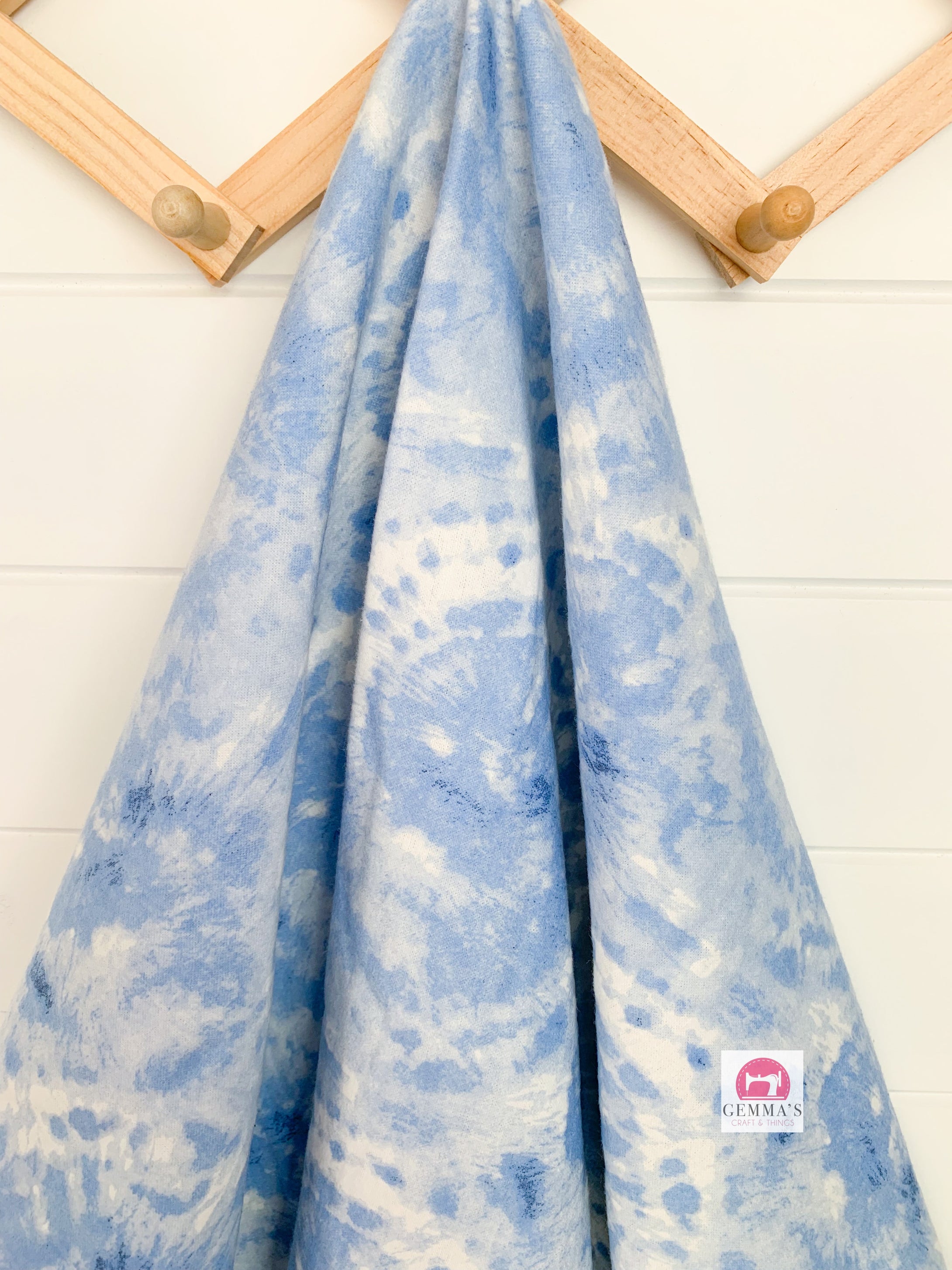 Tie Dye Flannelette Blanket