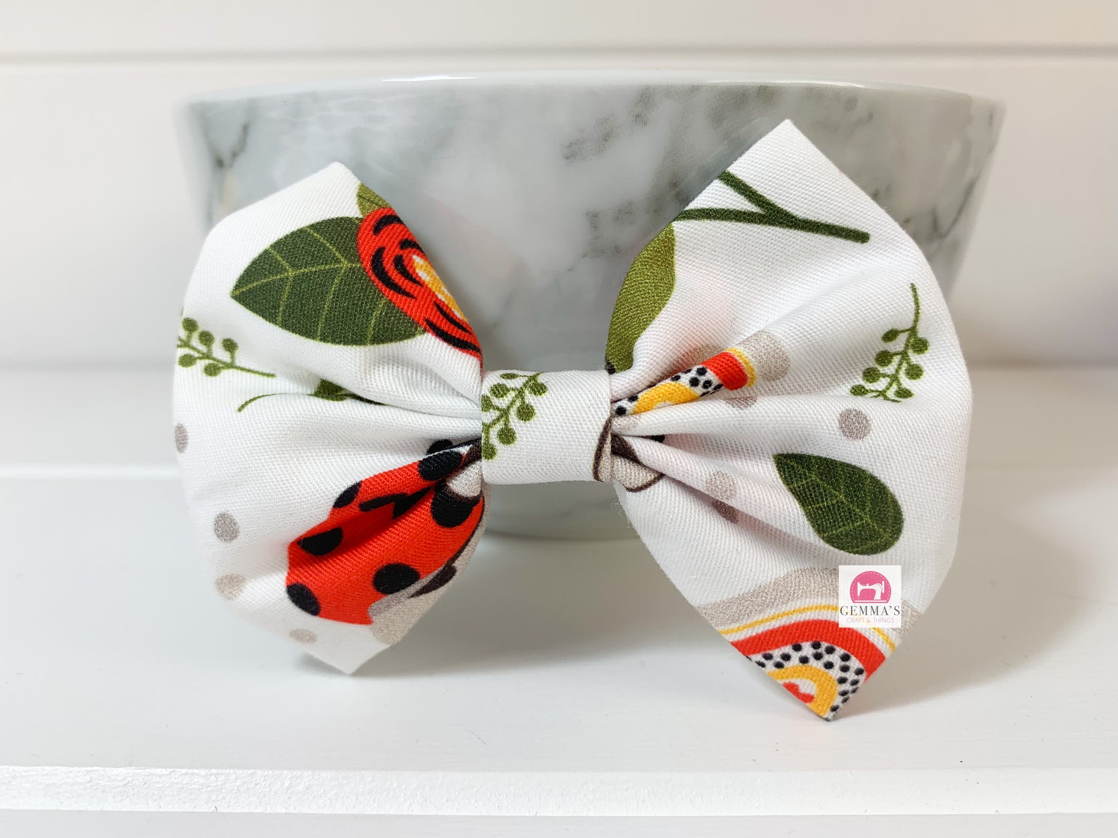 Ladybug Large Bow