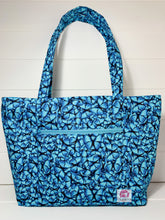 Load image into Gallery viewer, Blue Butterfly Tote Bag
