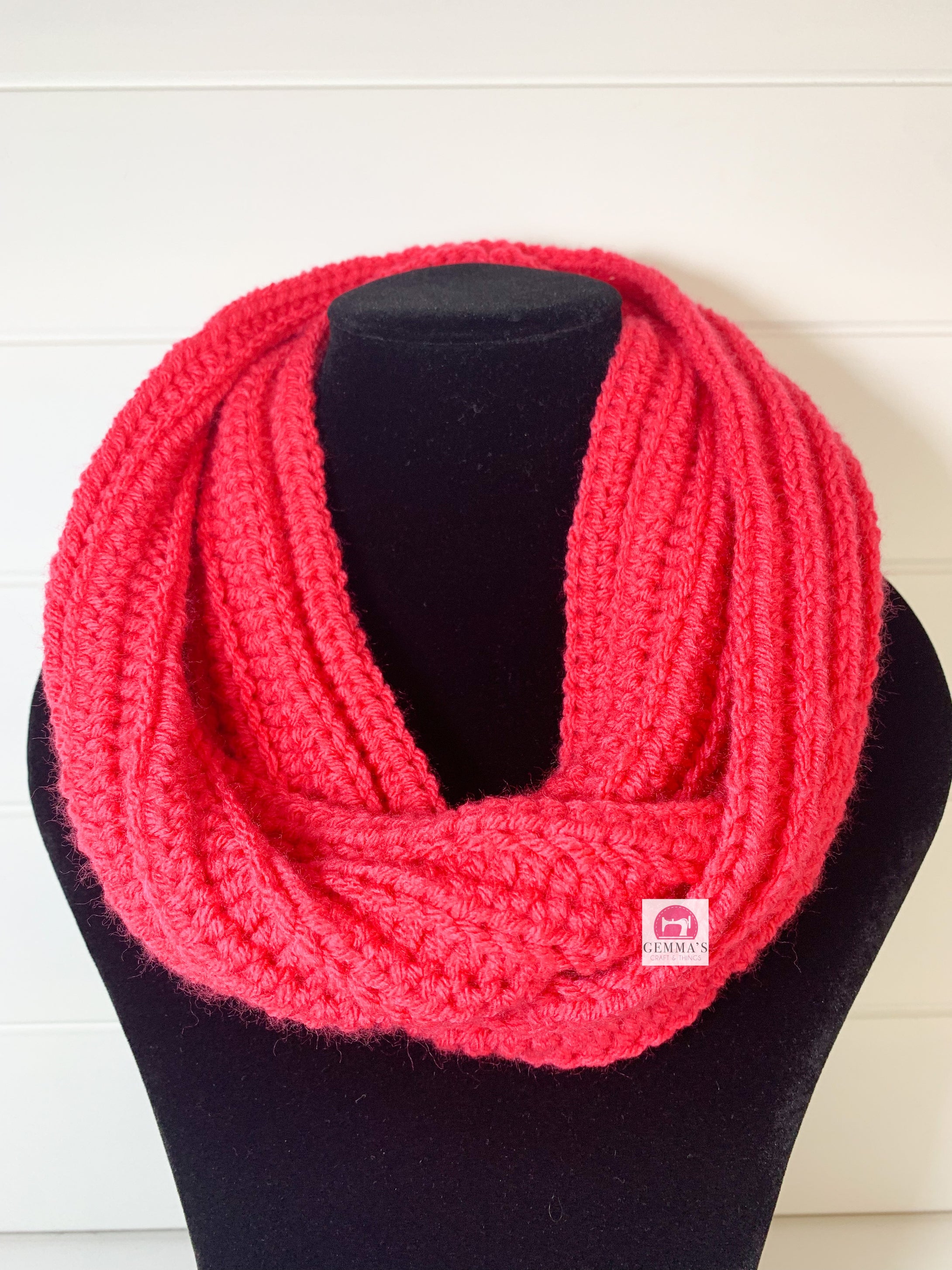 Pink 2024 infinity scarf