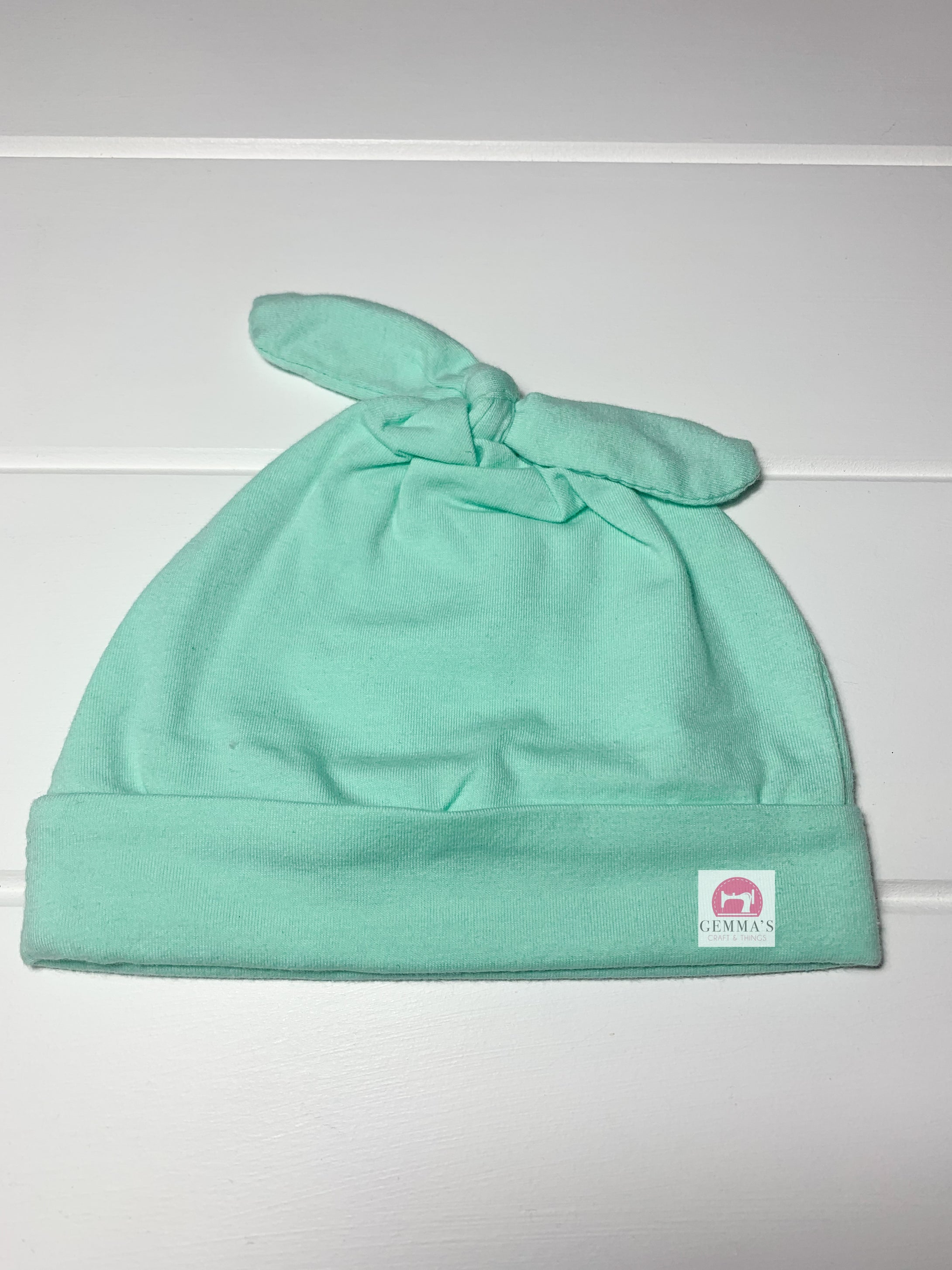 Mint Baby Hat 3-6 MONTHS