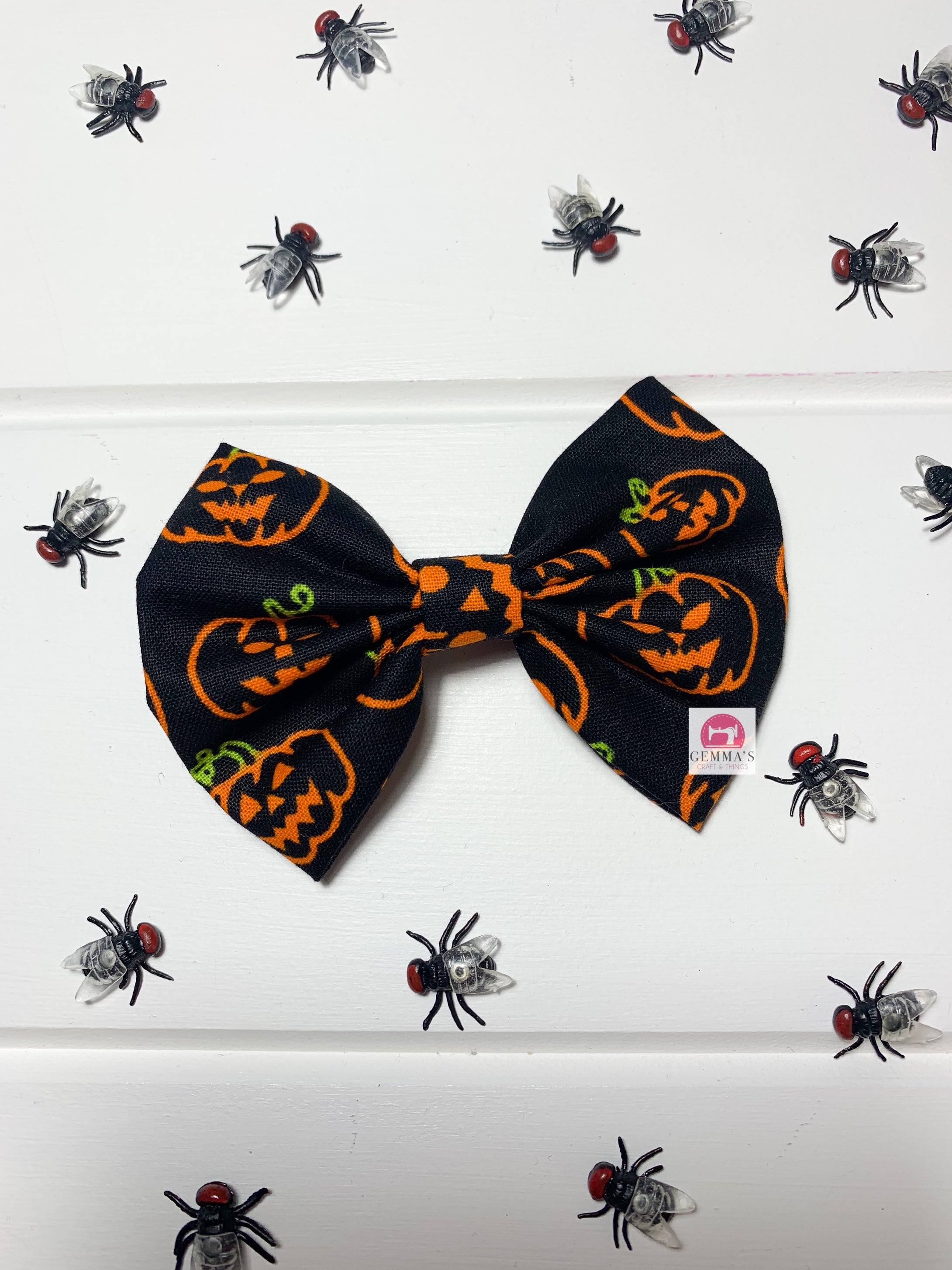 Pumpkin Large Bow